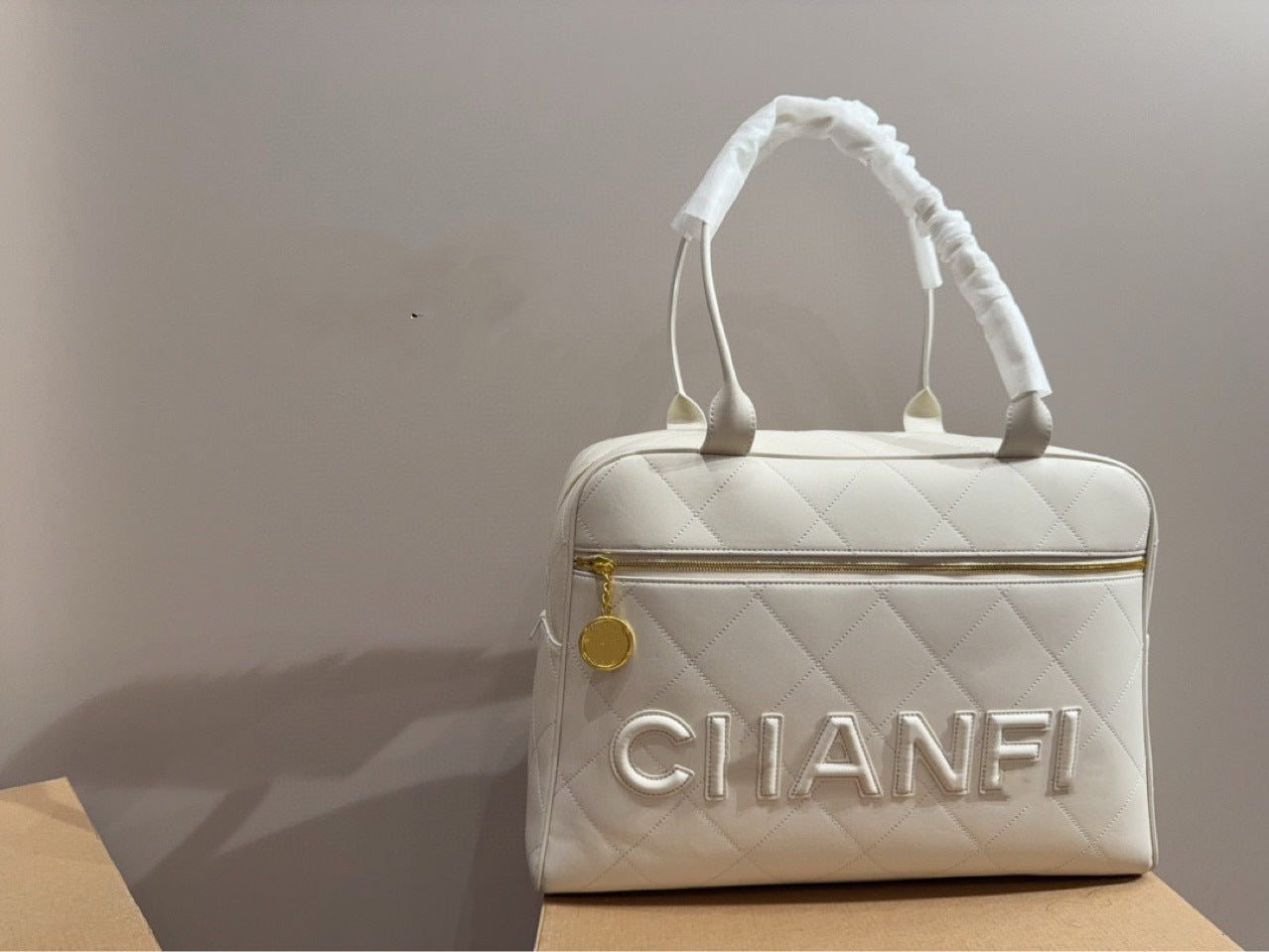 Vintage Chanel Bowling Bag - Large Capacity Shoulder Bag
