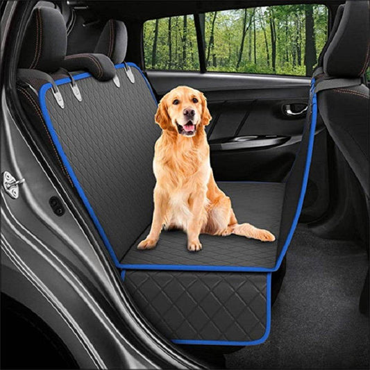 Dog Car Seat Cover View Mesh Pet Carrier Hammock Safety Protector Car Rear Back Seat Mat With Zipper And Pocket For Travel - Velora