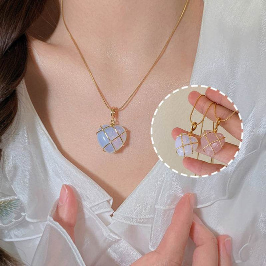 Fashion Moonstone Necklace For Cartoon Princess Love Girl Necklace Novelty Jewelry - Velora