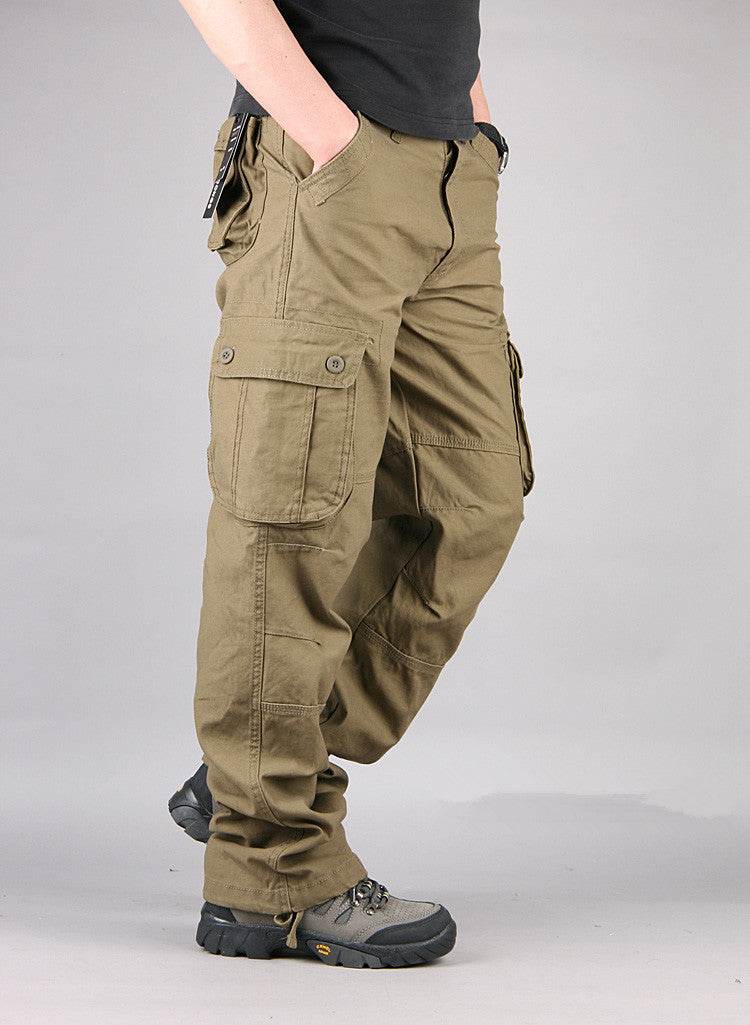 Multi-pocket Men's Casual Loose Labor Protection Cargo Pants - Velora