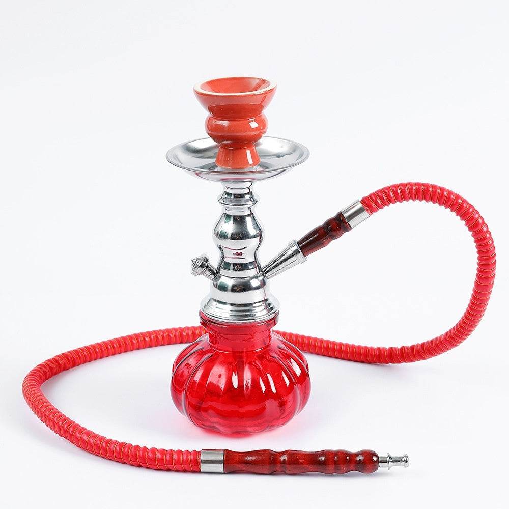 Small Size Iron Single And Double Pipe Hookah Suit - Velora