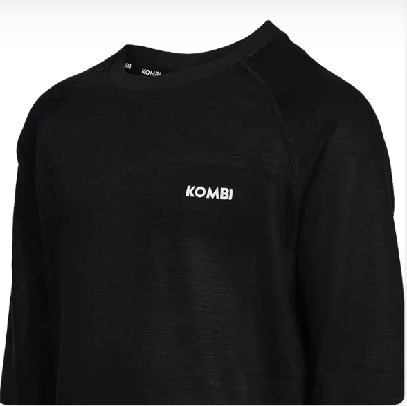 Kombi B2 Merino Blend Crew Top Child & Junior 190g Mid-weight Base Layers - Velora