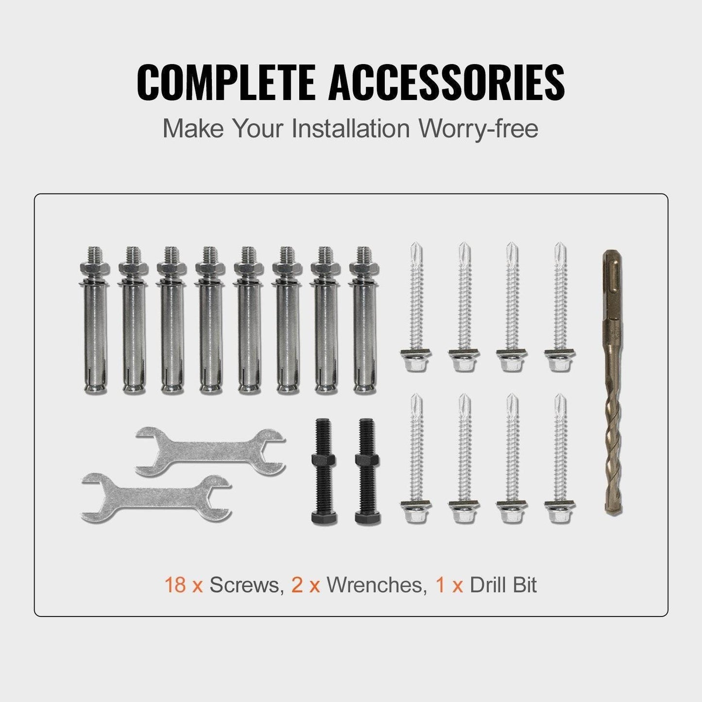 Handrails For Outdoor Steps, Fit 3-5 Steps Outdoor Stair Railing, Wrought Iron Handrail, Flexible Front Porch Hand Rail, Black Transitional Hand Railings For Concrete Steps Or Wooden Stairs - Velora