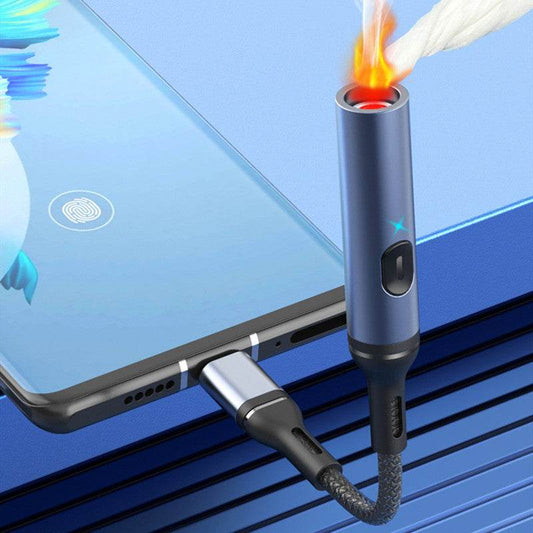 Mobile Phone Special Windproof Charging Fire Maker Outdoor - Velora