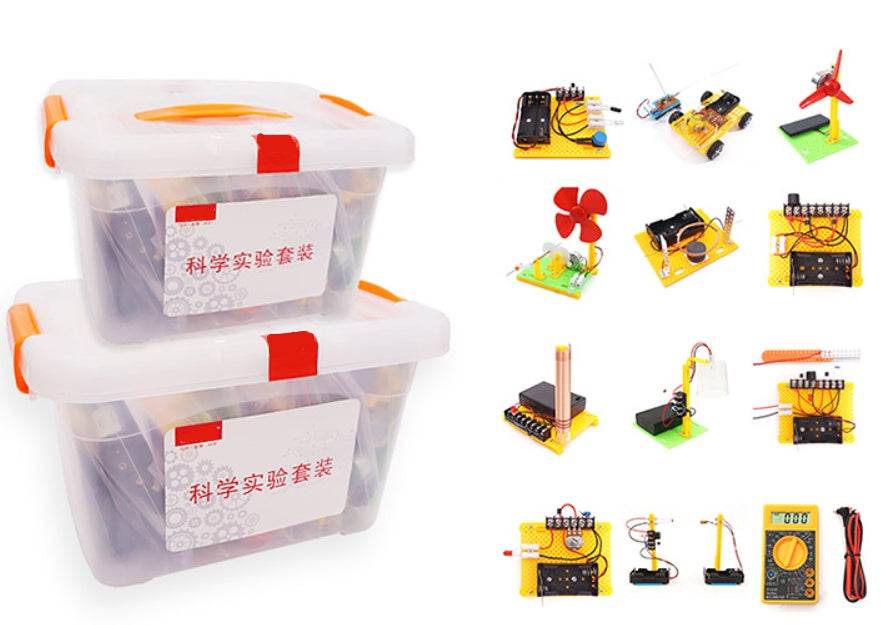 Handmade DIY Electronic Science Experiment Set Students Physical Puzzle - Velora