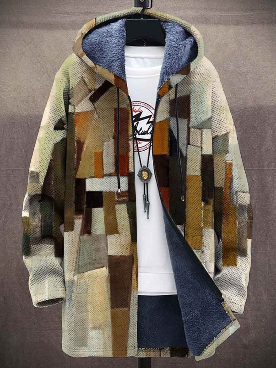 Men's Zipper Hooded Cardigan Cotton-padded Jacket - Velora