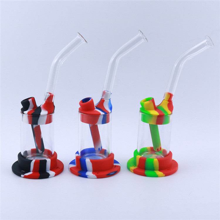 Long Mouth Glass Hookah Food Grade Silicone - Velora
