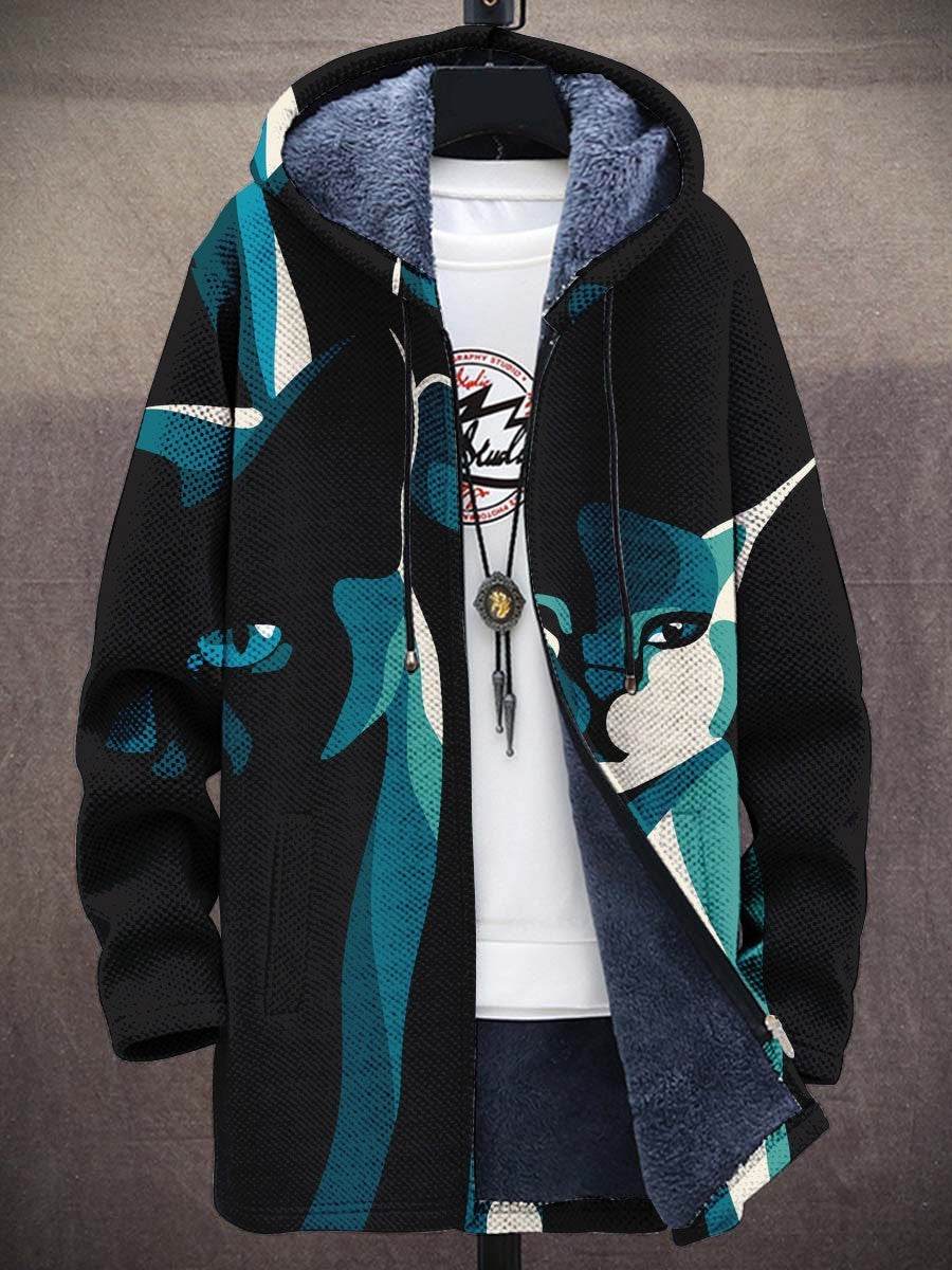 Men's Zipper Hooded Cardigan Cotton-padded Jacket - Velora