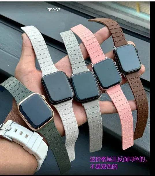 Innovative Magnetic Silicone Watch Strap for iwatch - Velora