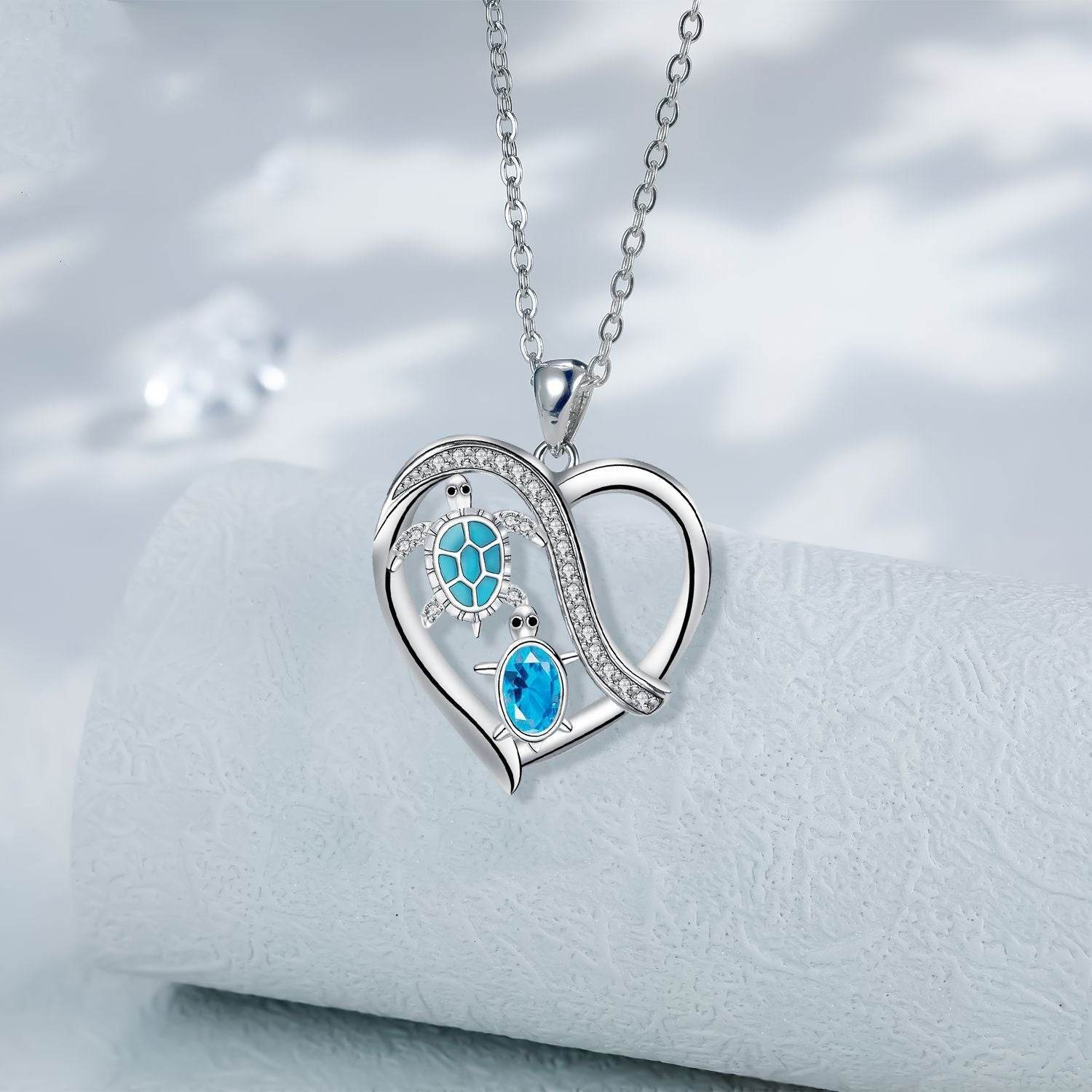 Necklace Love Turtle European And American Gift For Mom - Velora