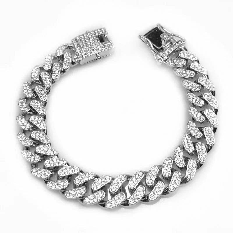 Zinc Alloy Wide Hip Hop Cuban Link Chain Necklace - Velora
