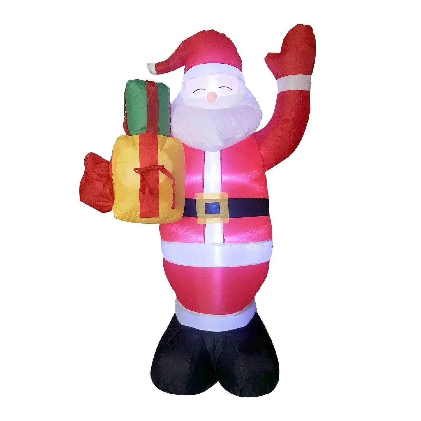 Christmas LED Lights Glowing Santa Tree Snowman Inflatable Doll Outdoor Yard Garden Decor - Velora