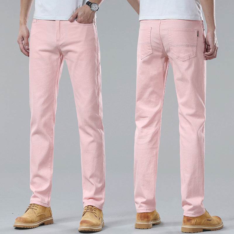 Men Fashion Brands Stretch Slim Fit Skinny Denim Pants jeans Trouser - Velora
