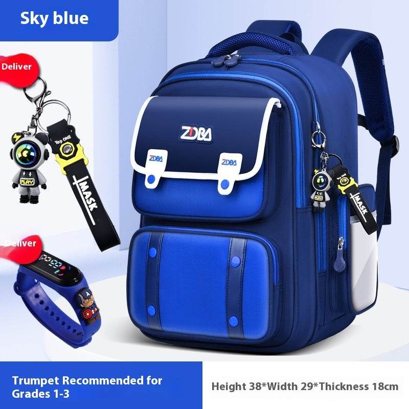 Elementary School Spine Protection Backpack Water resistant School bag - Velora