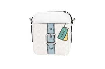 Coach Hudson 21 Trompe L'oeil Canvas Crossbody