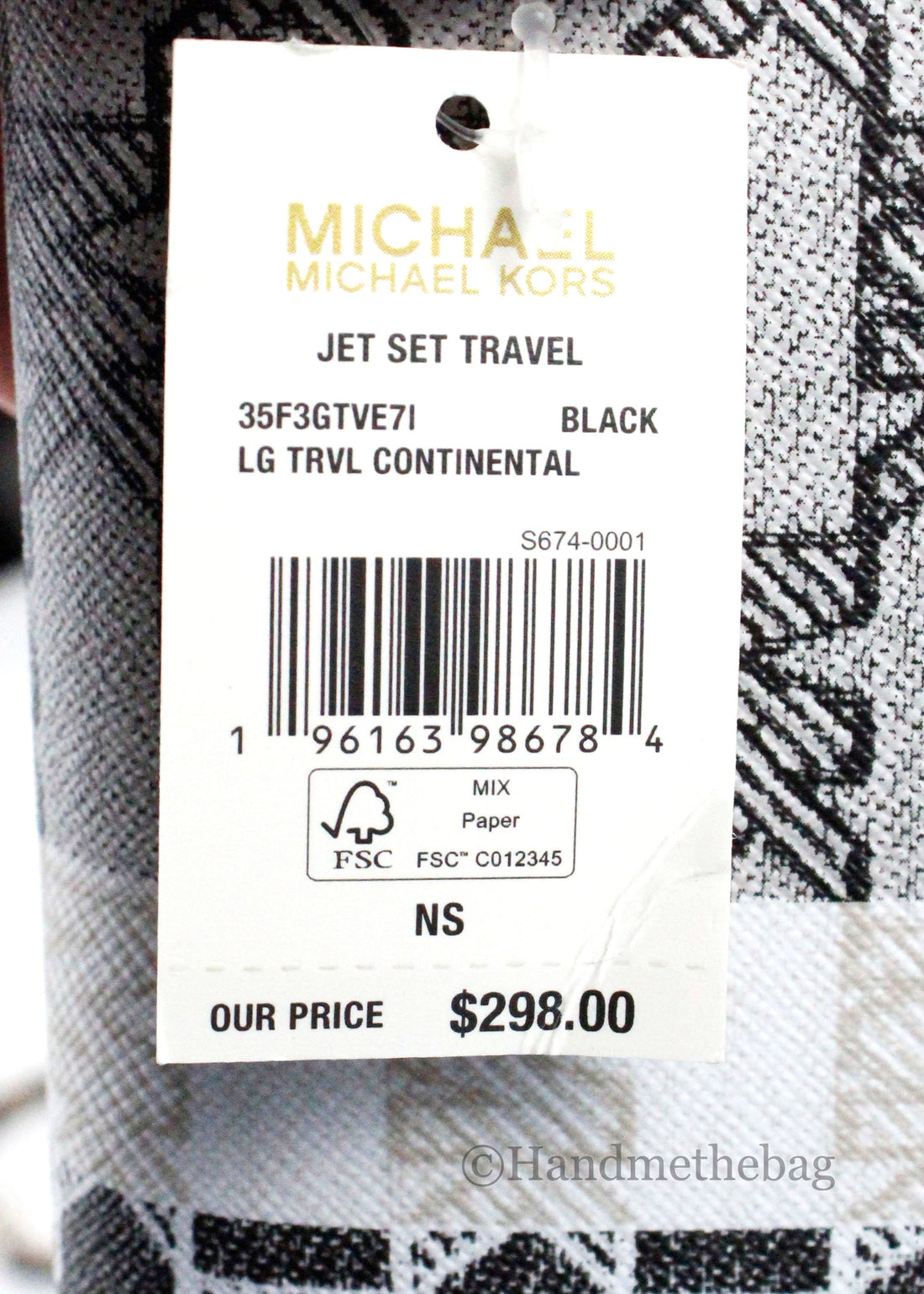 Michael Kors Signature Jet Set Continental Wristlet