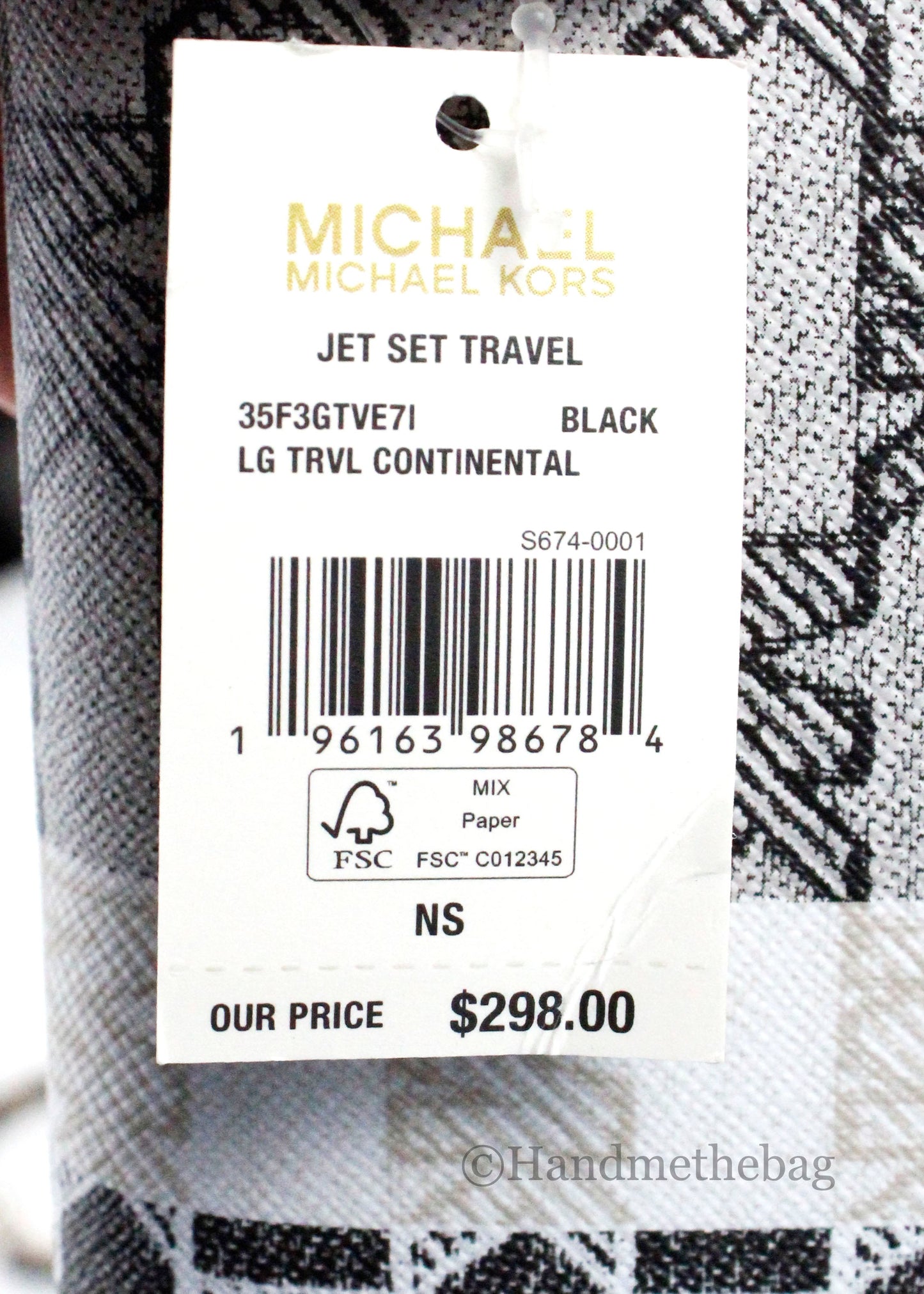 Michael Kors Signature Jet Set Continental Wristlet