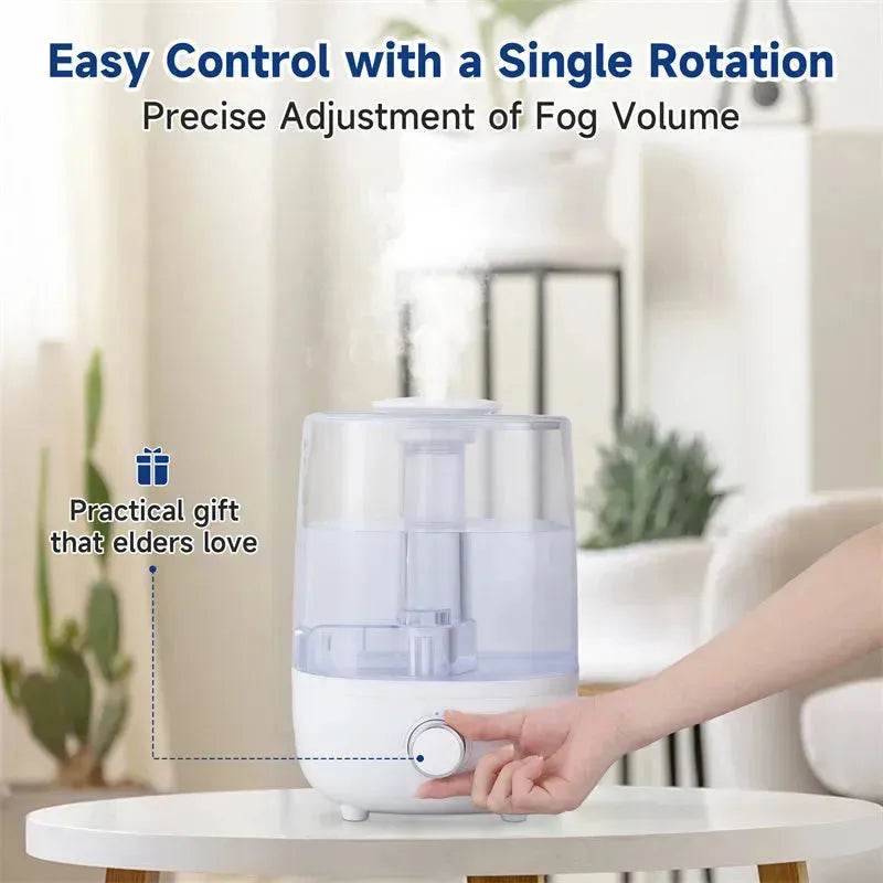 4L Mechanical Humidifier Low Water Level Protection BPA Free - Velora