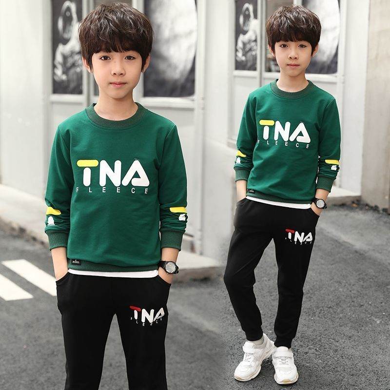 Men's Sports Autumn Cotton Suit Pants Children's Clothing - Velora