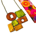 Fall Jewelry Set with Bold Chunky Statement Necklace & Long Geometric Earrings - Velora Luxury Fashion