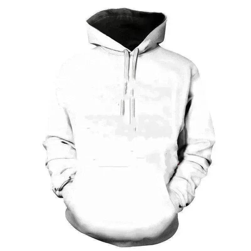 Fall Winter Mens Sweater Print Hoodie - Velora