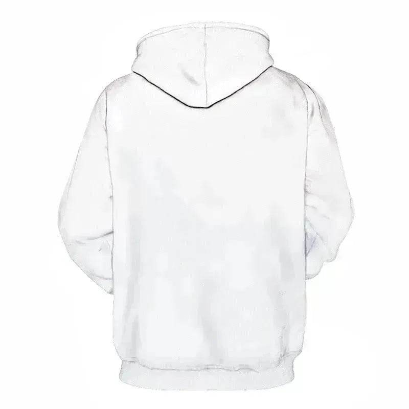 Fall Winter Mens Sweater Print Hoodie - Velora