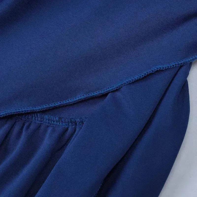 Fashion Tube Top Irregular Temperament Dress - Velora