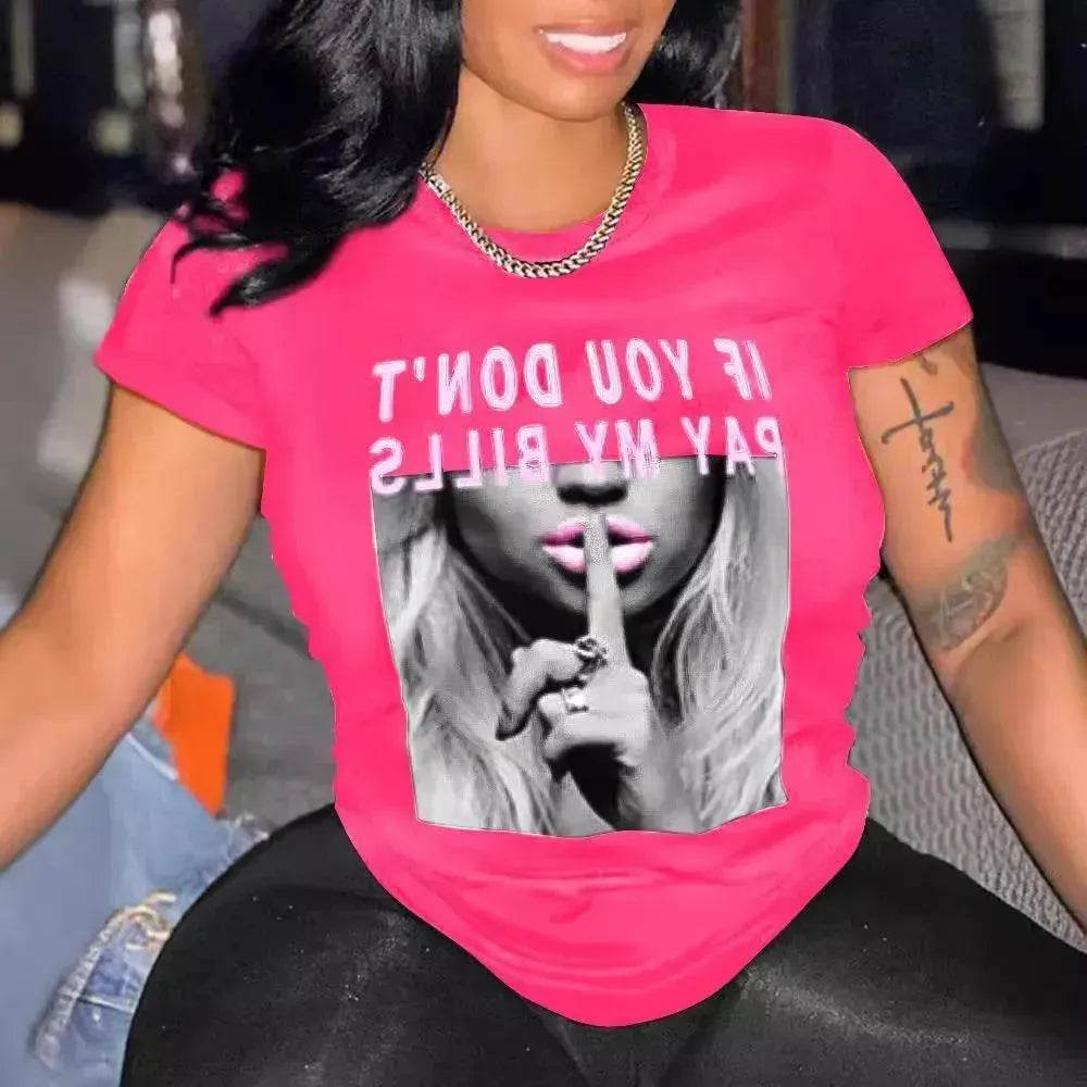 Fashion Women's Wear Printed Short Sleeve - Velora