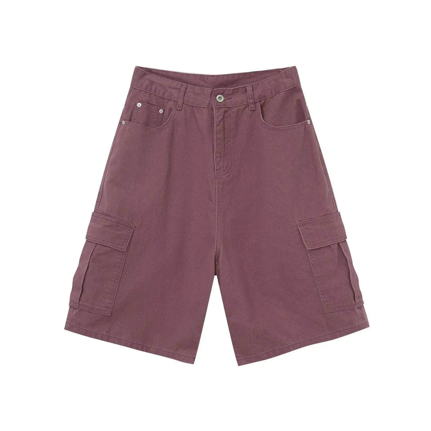 Men's Baggy Dad Shorts Jeans Denim Summer New Straight Wide-leg Workwear Denim Shorts for Men Loose Leisure All-matching Shorts - Velora