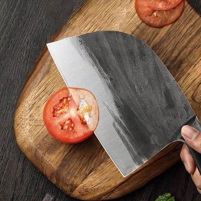 Hand-forged Kitchen Slicing Knife Dedicated For Chefs Cleaver Stainless Steel - Velora