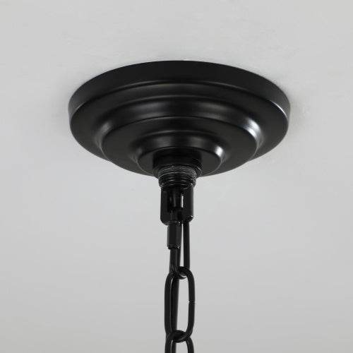 8 Lantern Tiered Chandeliers, Industrial Farmhouse Chandeliers - Velora