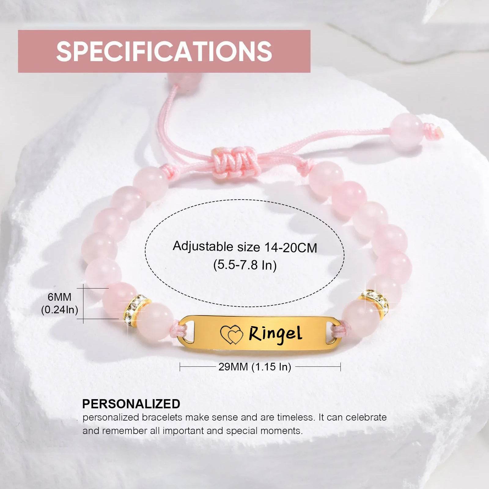 Creative Crystal Pearl Bead Woven Bracelet - Velora