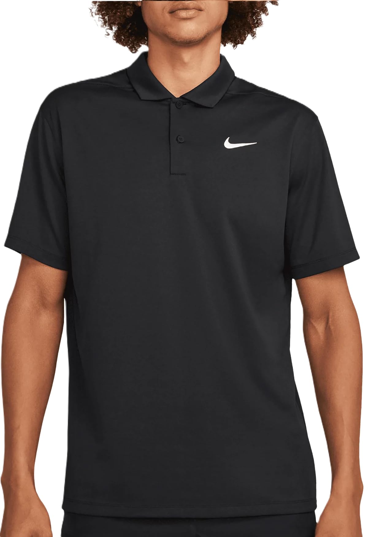 Nike Victory+ Mens Dri-FIT Golf Polo (Black/Anthracite/Black/White FQ1142-010) Size X-Large