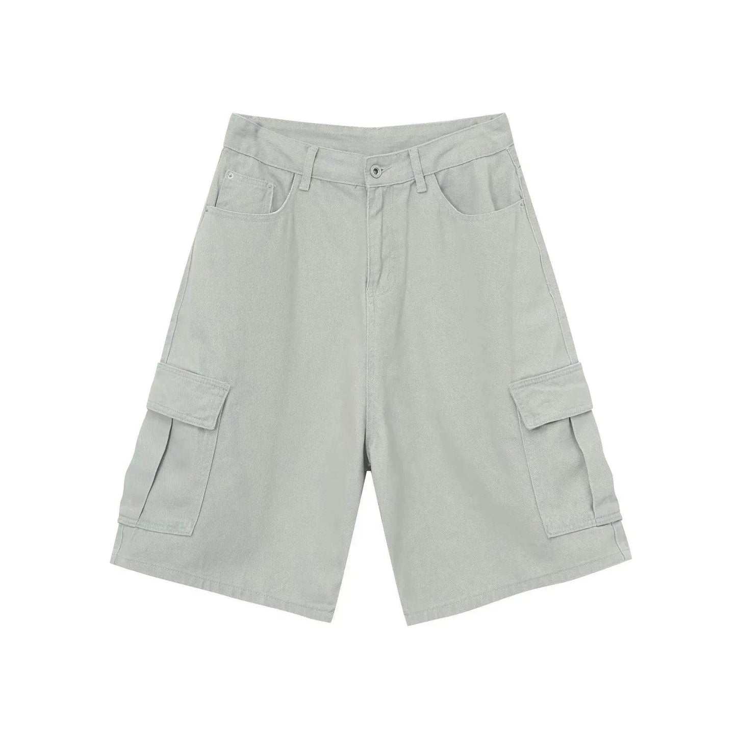 Men's Baggy Dad Shorts Jeans Denim Summer New Straight Wide-leg Workwear Denim Shorts for Men Loose Leisure All-matching Shorts - Velora