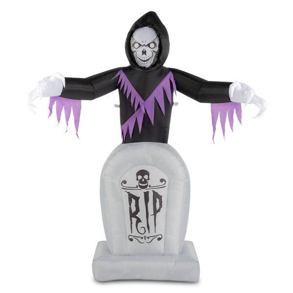 Grim Reaper And Grave, Halloween Inflatable Decoration 12V - Velora