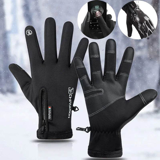 Winter Gloves Touchscreen Non-Slip Unisex Waterproof Windproof Warm Cycling Ski Sports Gloves Women Men - Velora