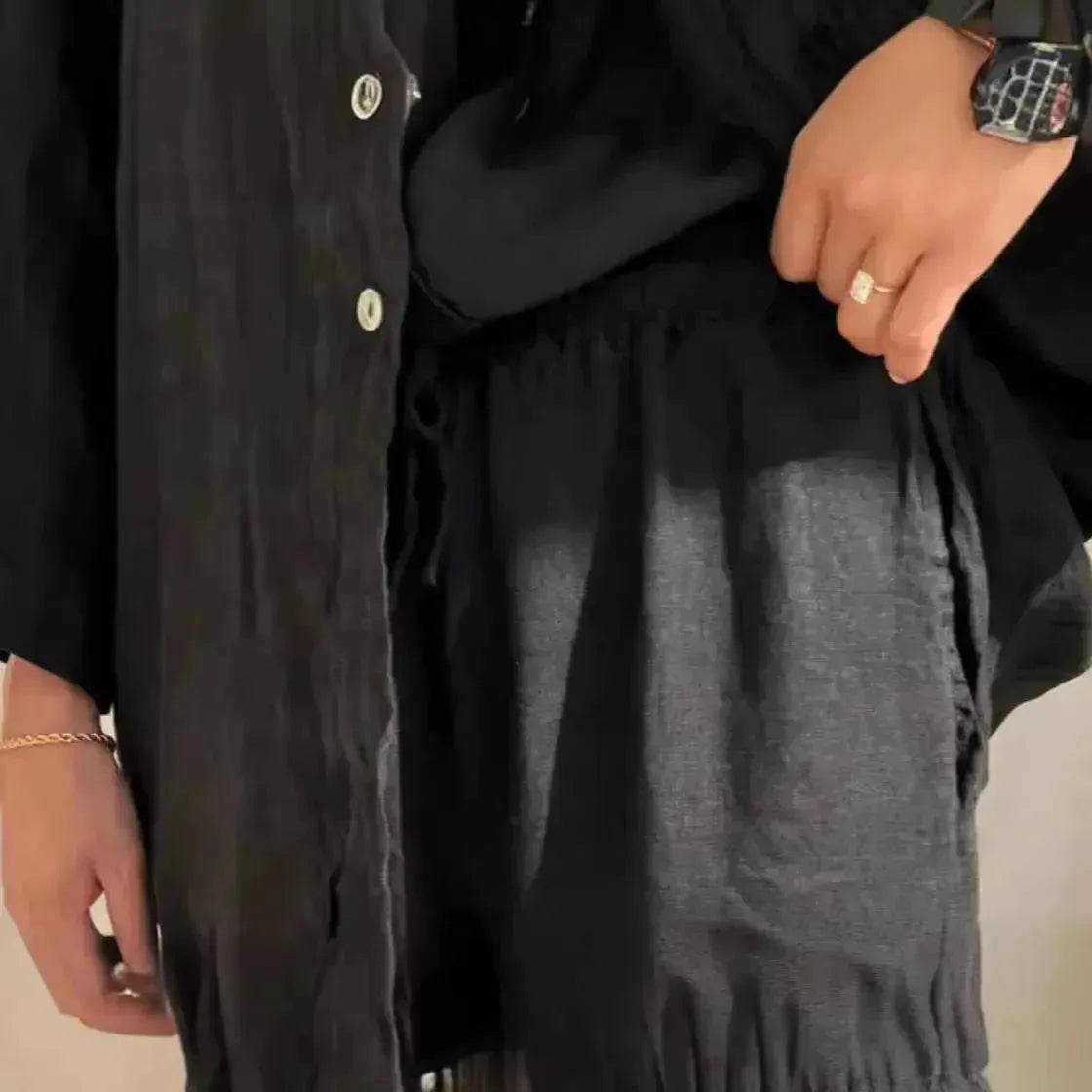 Casual Women Wide Leg Pants Long Sleeves Shirt Sets Ladies Loose High Street 2 Piece Outfits Pant co ords for Women Trouser co ords for Women - Velora