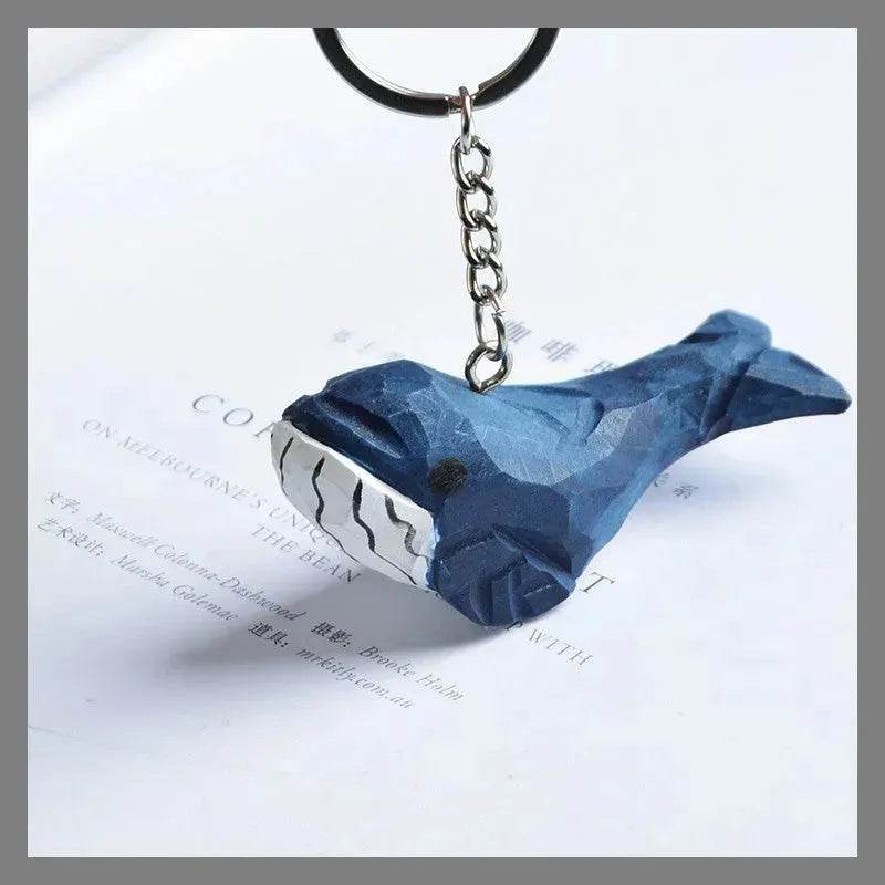 Creative Decorative Hand carved wooden Cat Trinkets Ornaments - Velora