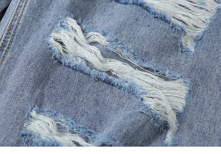 Women Street style Ripped Denim Jeans Pant Low rise - Velora