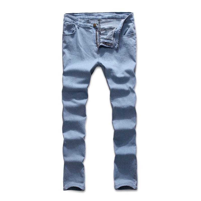 Fashion Trend Men Blue Denim Trousers Jeans - Velora