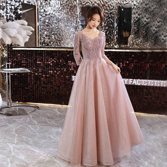 Summer Banquet Temperament Elegant Evening Dress - Velora