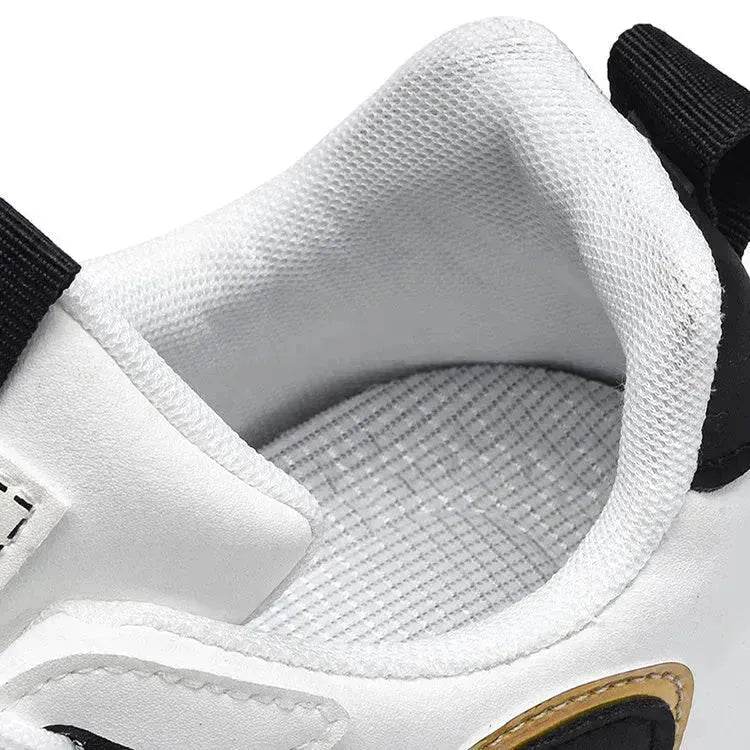 Fashionable Unisex Colorblock Lace-up Sneakers For Men and Women Breathable Low-top Platform Sneakers Running Walking Sports Shoes - Velora