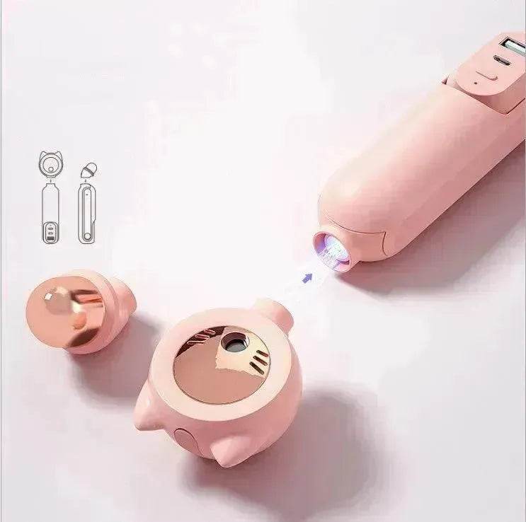 Five-in-one Multi-function Combination Hand-held Hydrating Fan - Velora