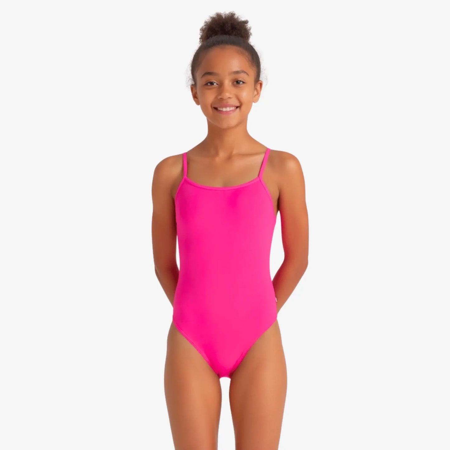 Flamingo Tie-Back One-Piece Training Swimsuit by Norca
