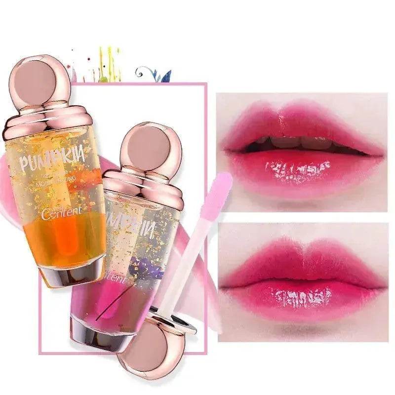 Flowers warm lip glaze - Velora