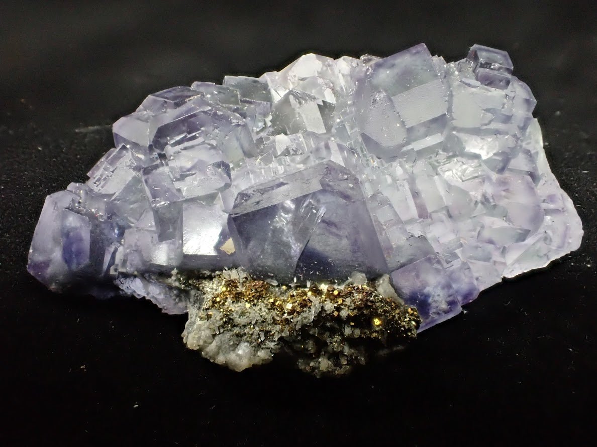Fluorite with Pyrite – Yaogangxian Mine, Yizhang County, Hunan Province, China