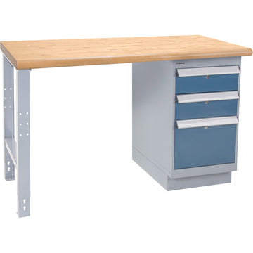 Industrial Duty Workbench, 1000 lbs. Cap., 30" W x 60" D, 34" H - Velora Luxury Fashion