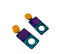 Geometric Jewelry Set with Bold Colors - Velora Luxury Fashion