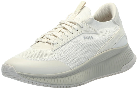 BOSS Elegant Knit Running Sneaker Oat 9