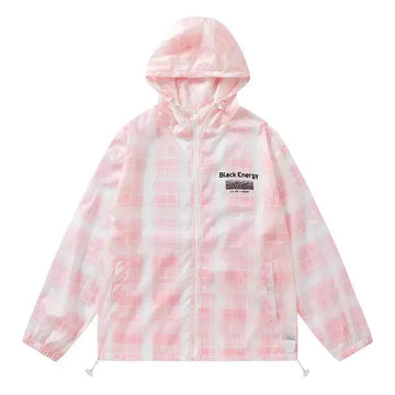 Gradient Plaid Lightweight Sun Protection Clothing